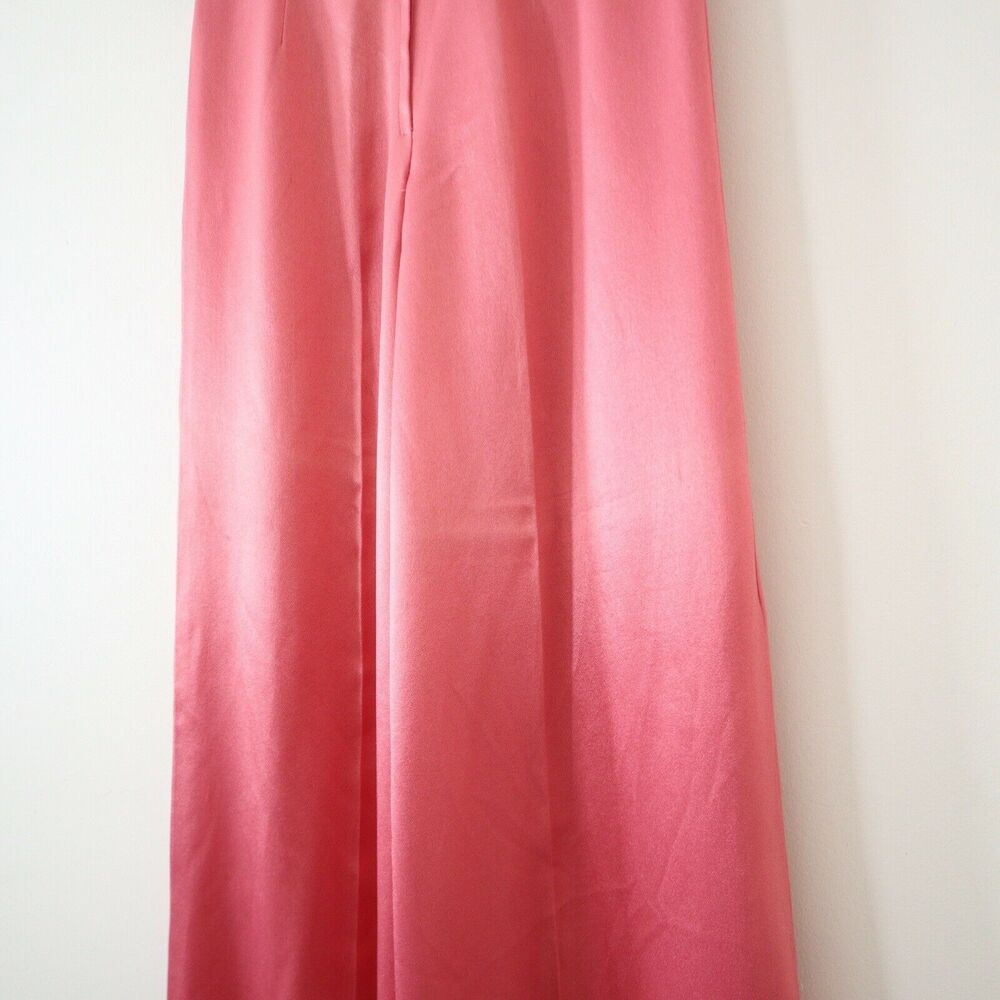 Vintage 1970s Yes From California Satin High Rise Flare Bell Bottom Pants - Picture 10 of 12